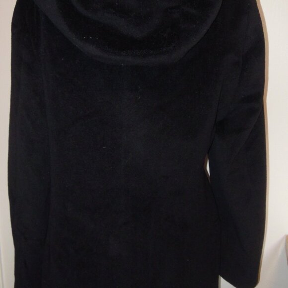 Emporio Giorgio Armani Vintage Black Blazer Jacket Hoodie Unisex Italy Sz 48 - Picture 5 of 11